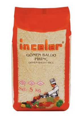 5 Kg İnceler Gönen Baldo Pirinç resmi