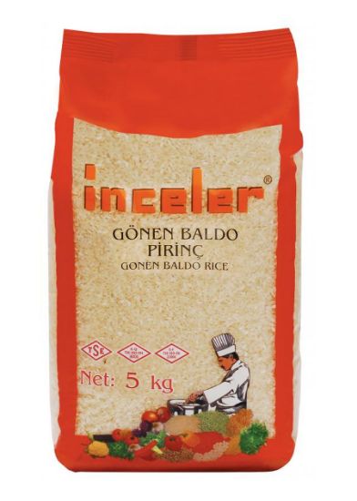 5 Kg İnceler Gönen Baldo Pirinç resmi