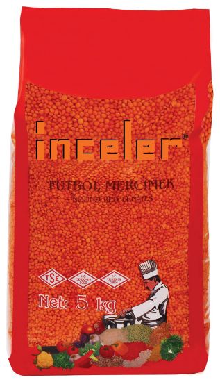 5 Kg İnceler Kırmızı Futbol Mercimek resmi