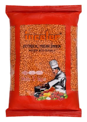1 Kg İnceler Kırmızı Futbol Mercimek resmi