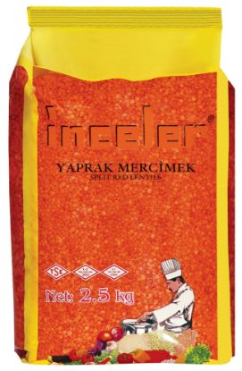 2,5 Kg İnceler Kırmızı Yaprak Mercimek resmi