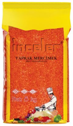 5 Kg İnceler Kırmızı Yaprak Mercimek resmi