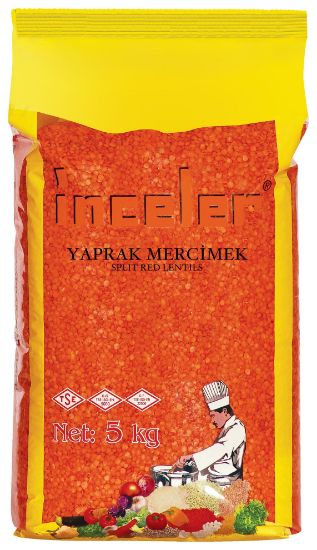 5 Kg İnceler Kırmızı Yaprak Mercimek resmi