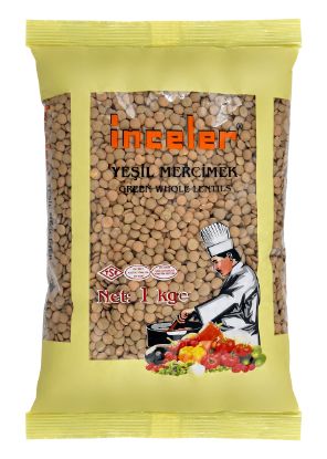 1 Kg İnceler Yeşil Mercimek resmi