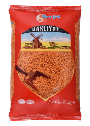 2,5 Kg Nevpa Kırmızı Futbol Mercimek resmi